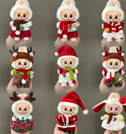 Christmas Labubu dolls