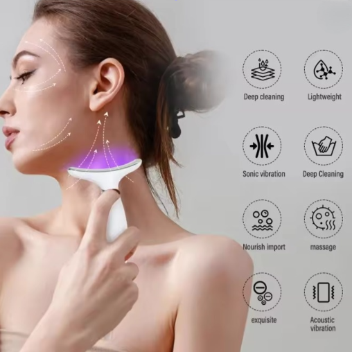 EMS 7-Color Facial & neck Beauty Device — Microcurrent Massager