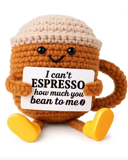 Positive Espresso Crochet Doll (2)