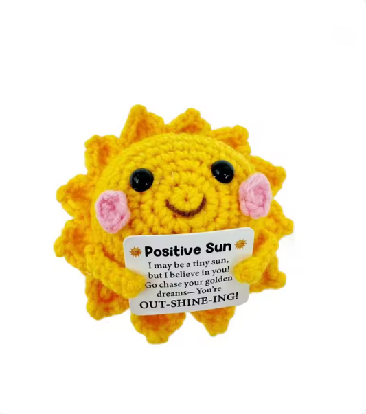 Positive Sun Crochet doll