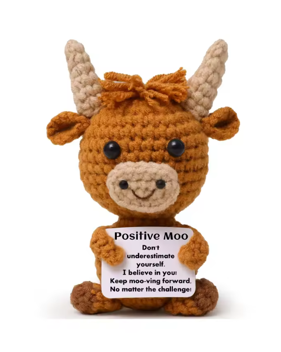 Adorable Crochet dolls — Handmade Positive Message Dolls (5 Styles)