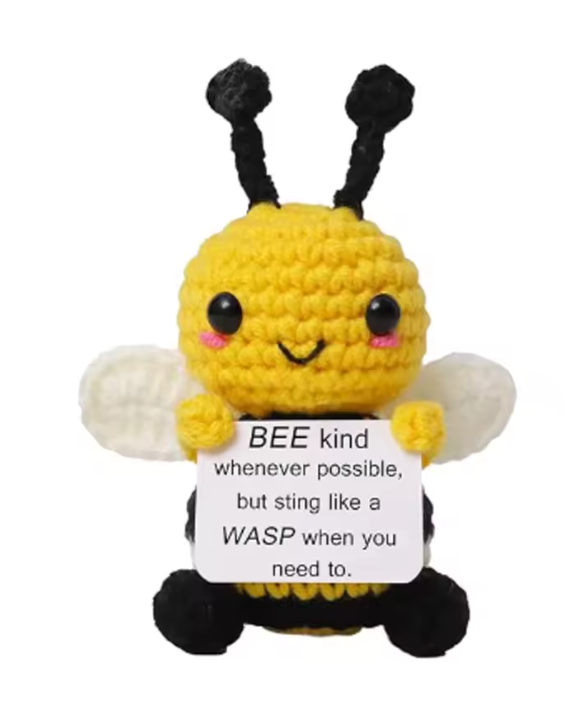 Adorable Crochet dolls — Handmade Positive Message Dolls (5 Styles)