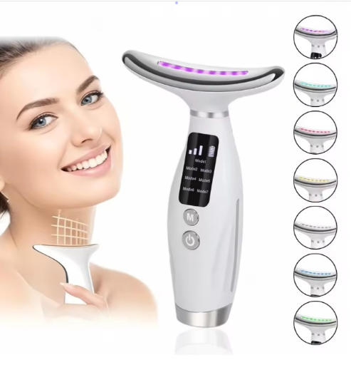 EMS 7-Color Facial & neck Beauty Device  — Microcurrent Massager