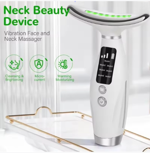 EMS 7-Color Facial & neck Beauty Device  — Microcurrent Massager