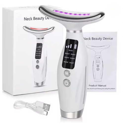 EMS 7-Color Facial & neck Beauty Device  — Microcurrent Massager