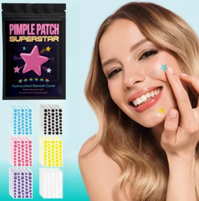 Superstar Pimple Patch — Cute Hydrocolloid Acne Stickers (Stars Edition)