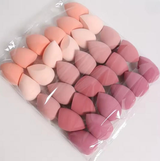 SoftBlend Makeup Sponge Set — Seamless, Airbrushed Finish (7-Piece / 18-Piece)